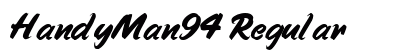 HandyMan94 Regular font free download