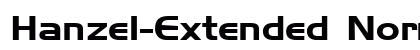 Hanzel-Extended Normal font free download