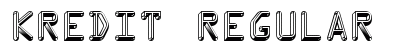 Kredit Regular Font Preview
