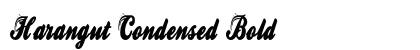 Harangut Condensed Bold Preview