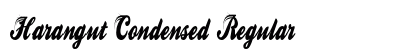 Harangut Condensed Regular Preview