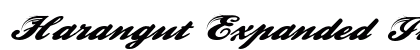 Harangut Expanded Italic font free download