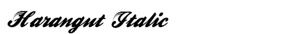 Harangut Italic Preview