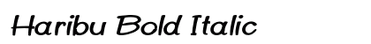 Haribu Bold Italic Preview