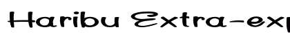 Haribu Extra-expanded Bold font free download