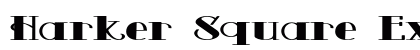 Harker Square Expanded Bold Preview