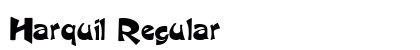Harquil Regular font free download