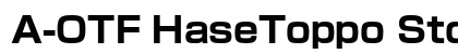 A-OTF HaseToppo Std B Preview