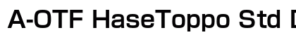A-OTF HaseToppo Std DB Preview