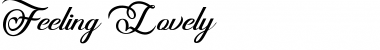 Feeling Lovely Regular Font