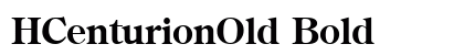 HCenturionOld Bold font free download