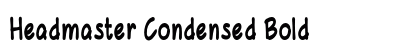 Headmaster Condensed Bold Preview