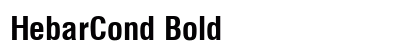 HebarCond Bold font free download