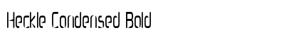 Heckle Condensed Bold Preview