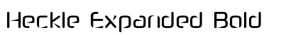 Heckle Expanded Bold Preview