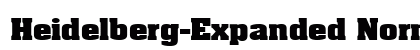 Heidelberg-Expanded Normal font free download