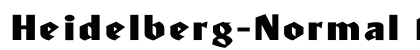 Heidelberg-Normal Ex Regular font free download