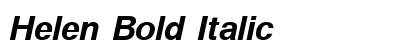 Helen Bold Italic font free download