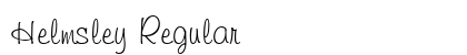 Helmsley Regular font free download