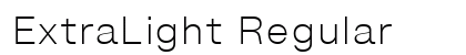 ExtraLight Regular font free download