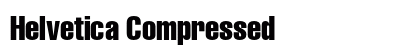 Helvetica Compressed Preview
