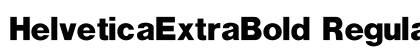 HelveticaExtraBold Regular font free download