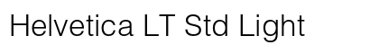 Helvetica LT Std Light Preview