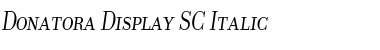 Donatora Display SC Italic