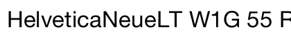 HelveticaNeueLT W1G 55 Roman Regular font free download