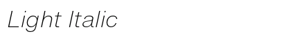 Light Italic Preview