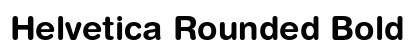 Helvetica Rounded Bold font free download