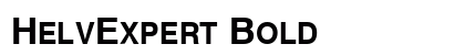 HelvExpert Bold font free download