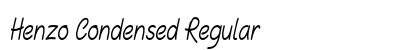 Henzo Condensed Regular preview