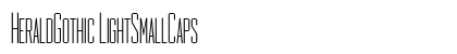 HeraldGothic LightSmallCaps font free download