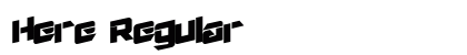 Here Regular font free download
