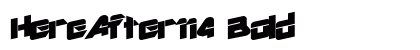 HereAfter114 Bold font free download
