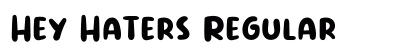 Hey Haters Regular preview