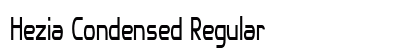 Hezia Condensed Regular font free download