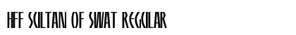 HFF Sultan of Swat Regular Font Preview
