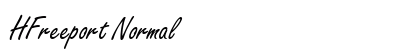 HFreeport Normal font free download