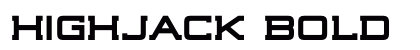 Highjack Bold font free download