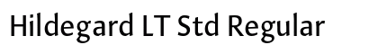 Hildegard LT Std Regular Preview