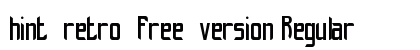hint-retro_free-version Regular preview hint-retro_free-version Regular preview