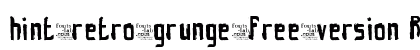 hint-retro-grunge_free-version Regular preview hint-retro-grunge_free-version Regular preview