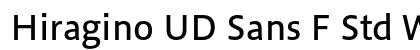 Hiragino UD Sans F Std W5 font free download