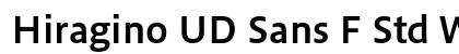 Hiragino UD Sans F Std W6 font free download
