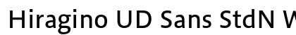 Hiragino UD Sans StdN W5 preview