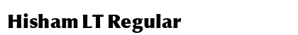 Hisham LT Regular font free download
