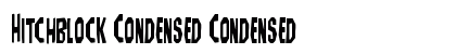 Hitchblock Condensed Condensed preview
