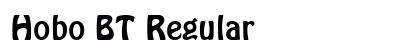Hobo BT Regular font free download
